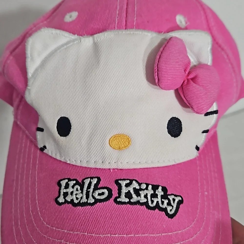 little girl sanrio Hello Kitty pink novelty baseball cap